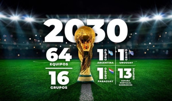 奥莱报：若2030年世界杯赛  扩军64队，阿根廷将有望承办一整个小组赛